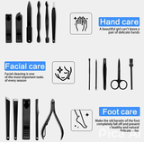 16 - Piece Stainless Steel Nail Clipper Set - Home Glowers