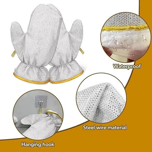 Stainless Steel Dish Washing Gloves